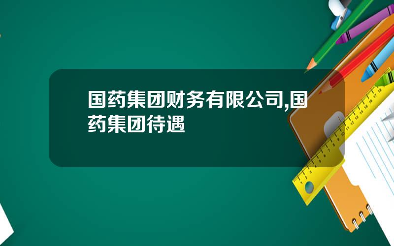 国药集团财务有限公司,国药集团待遇