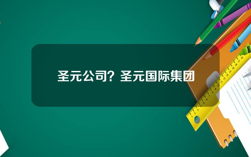 圣元公司？圣元国际集团