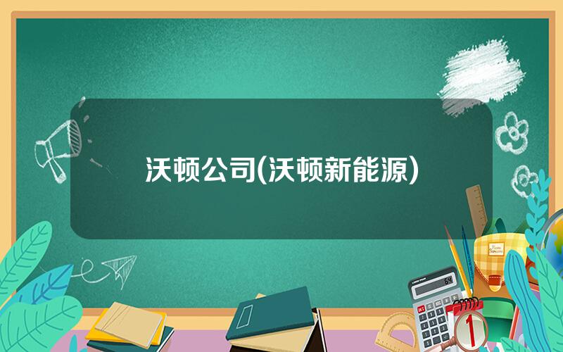 沃顿公司(沃顿新能源)